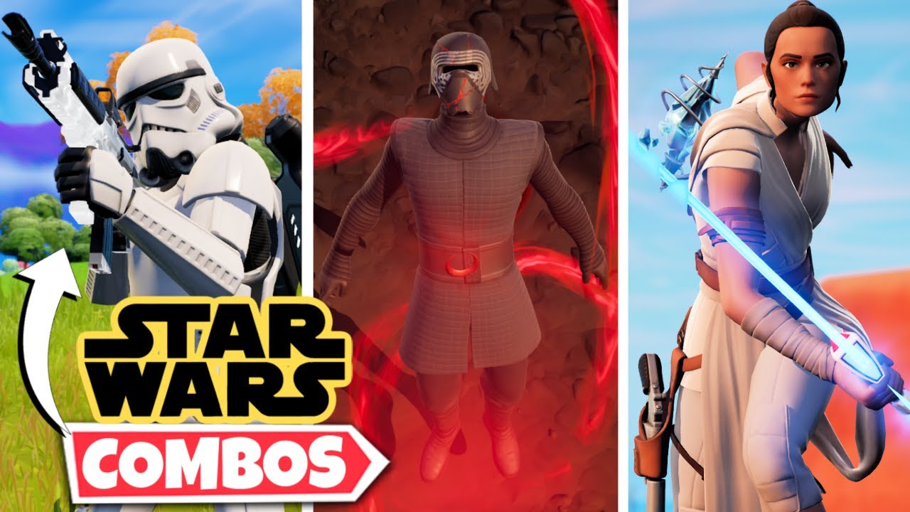 Top 10 COMBOS for STAR WARS Skins & Styles! - Fortnite