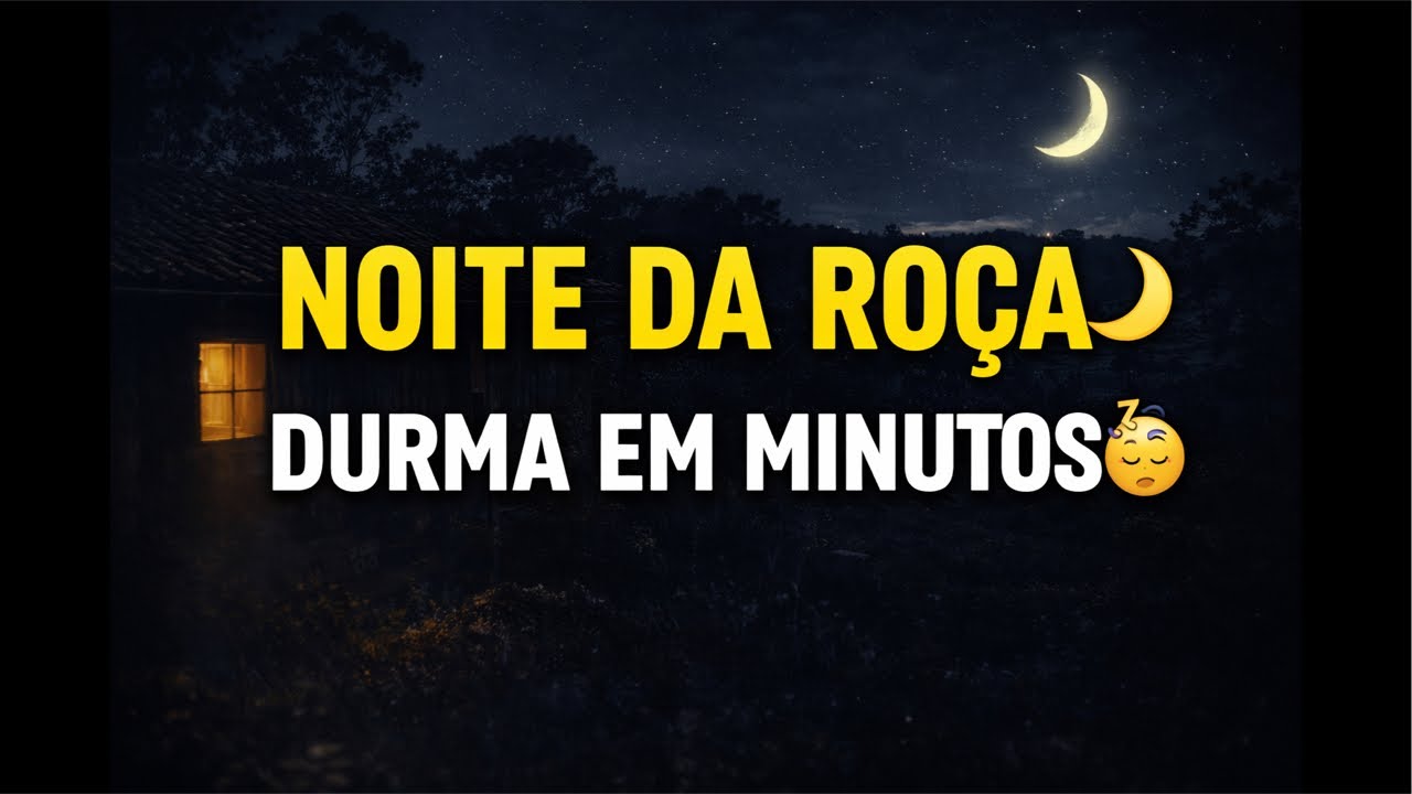 🌙 AO VIVO: NOITE DA ROÇA 🌾 Sons da Natureza para Dormir Profundamente