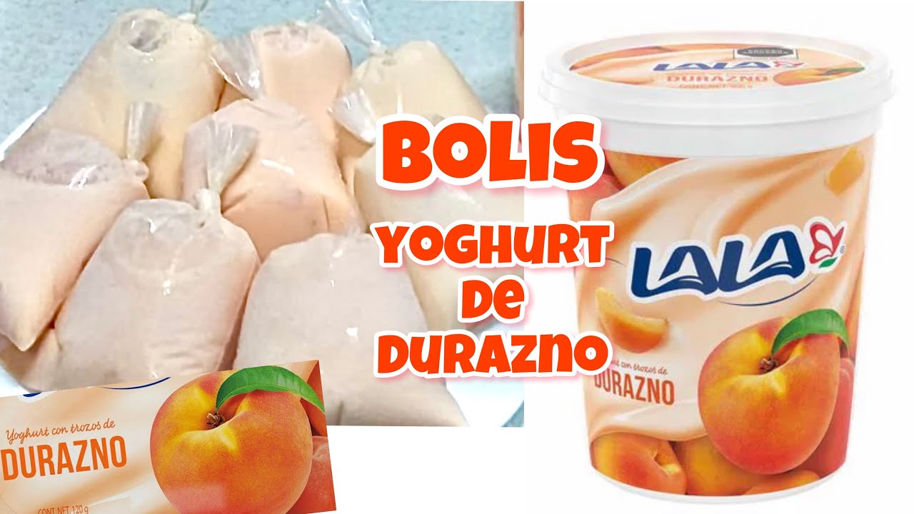 BOLIS DE YOGHURT DE DURAZNO 🍑