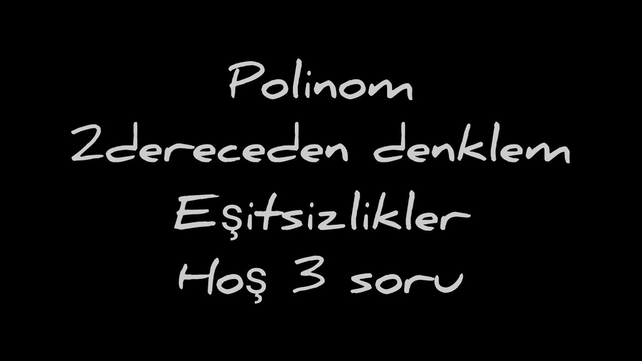 3 konu 3 soru