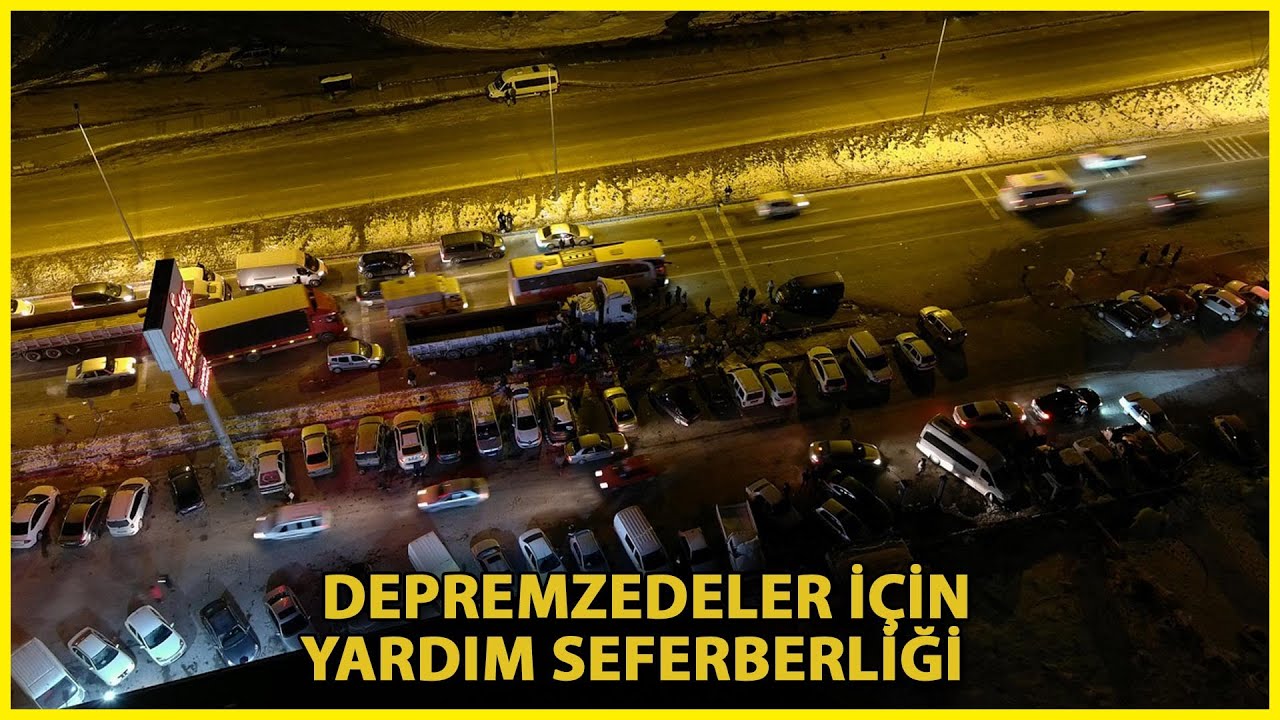 Kayseri'de Dönüş Yolunda Olan Depremzedeler İçin Yardım Seferberliği