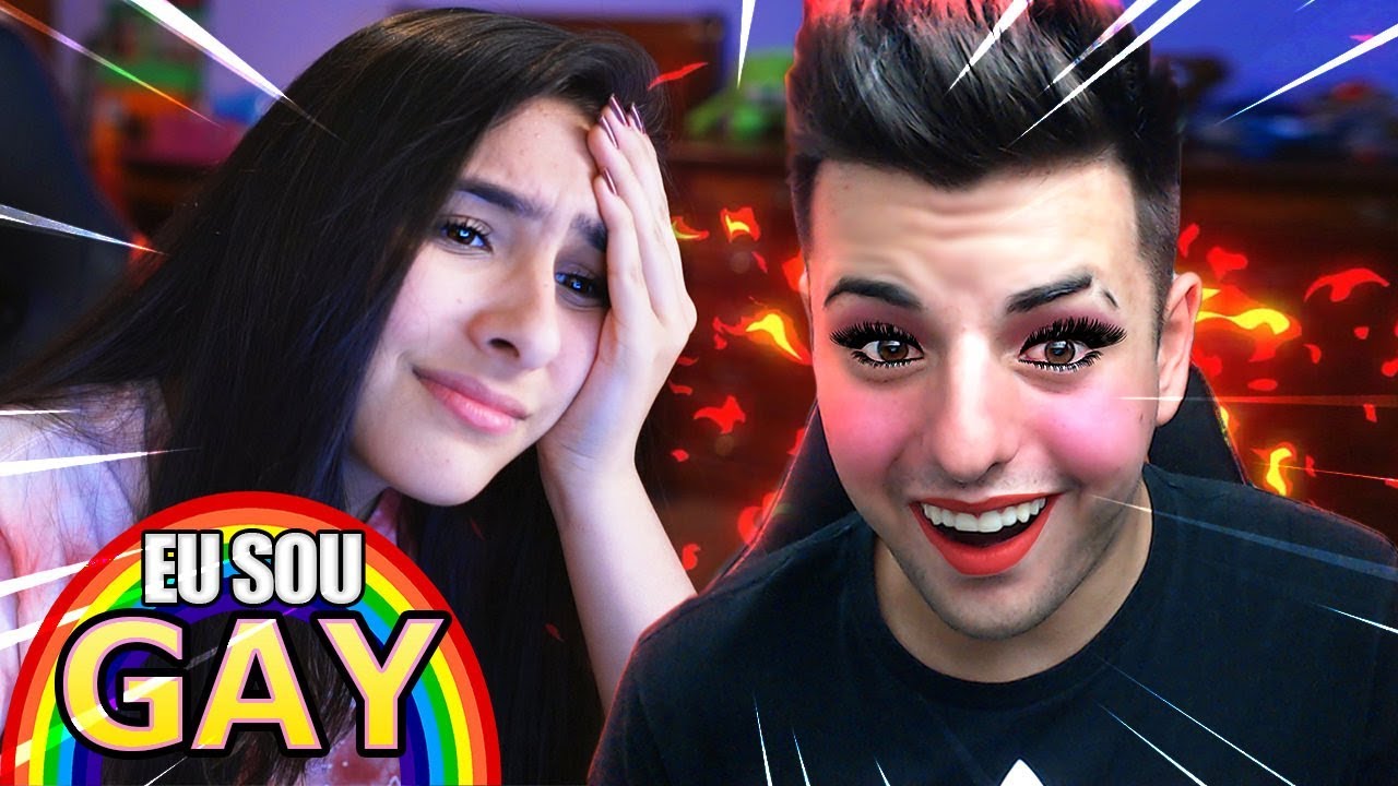 TROLLEI A BIBI FALANDO QUE SOU GAY!