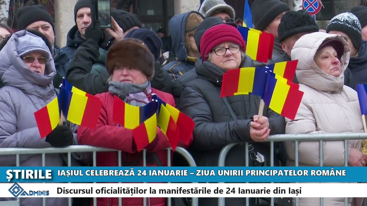 IAȘIUL CELEBREAZĂ 24 IANUARIE – ZIUA UNIRII PRINCIPATELOR ROMÂNE