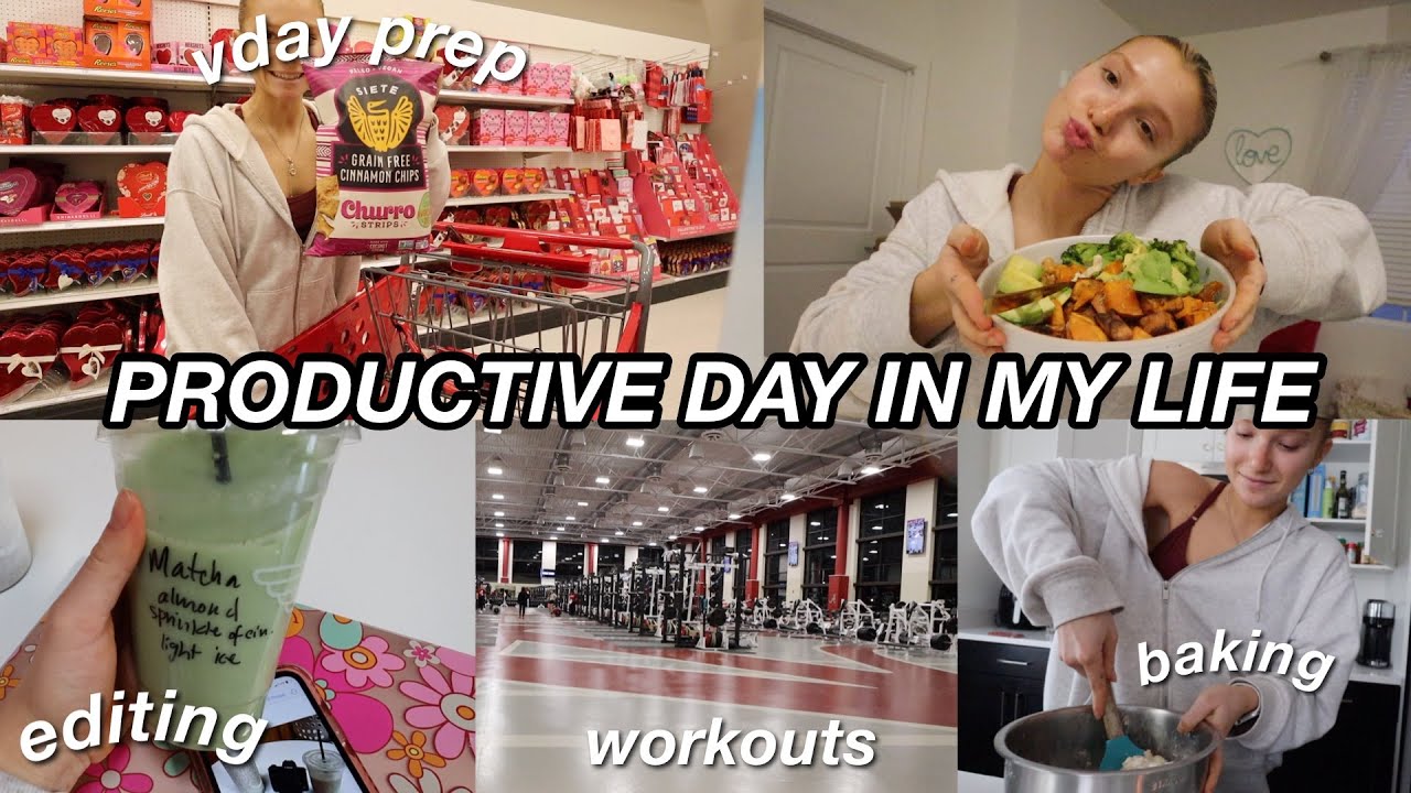 5AM PRODUCTIVE DAY IN MY LIFE | workouts, class, editing, practice