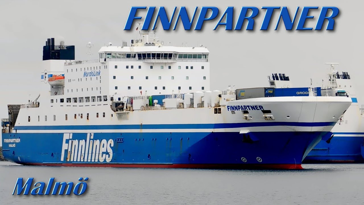 FINNPARTNER Finnlines arriving the port of Malm&ouml; | Ferries Channel 