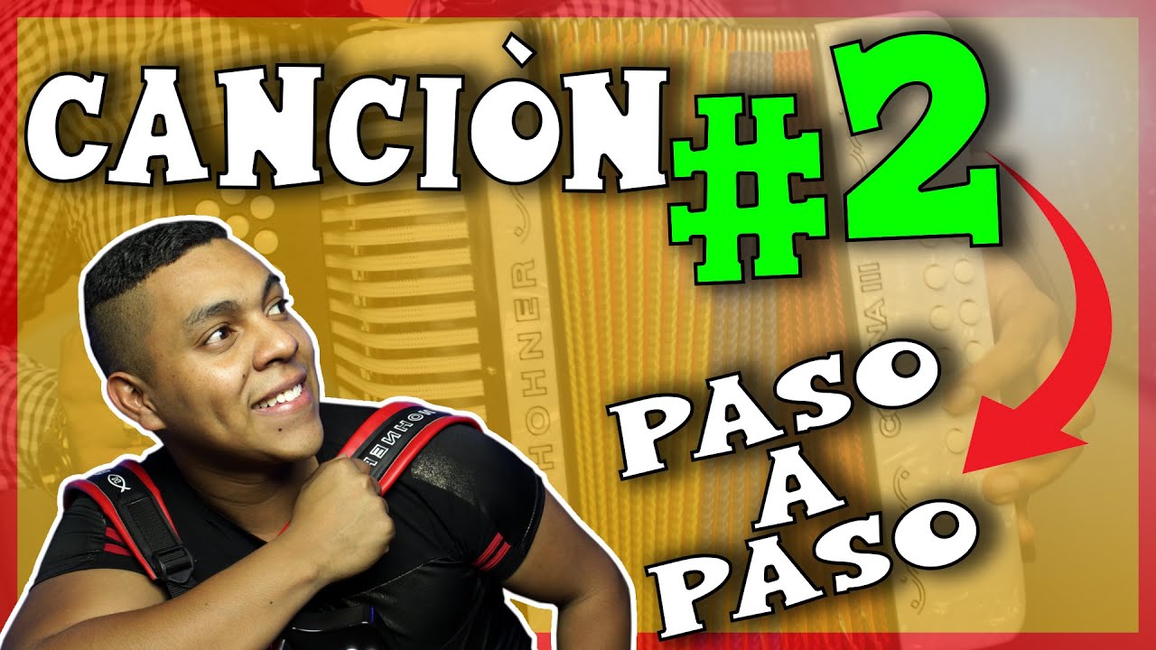 💯Cancion #2 facil para prender a tocar acordeon (Tutorial De Acordeón como te quiero) 2022