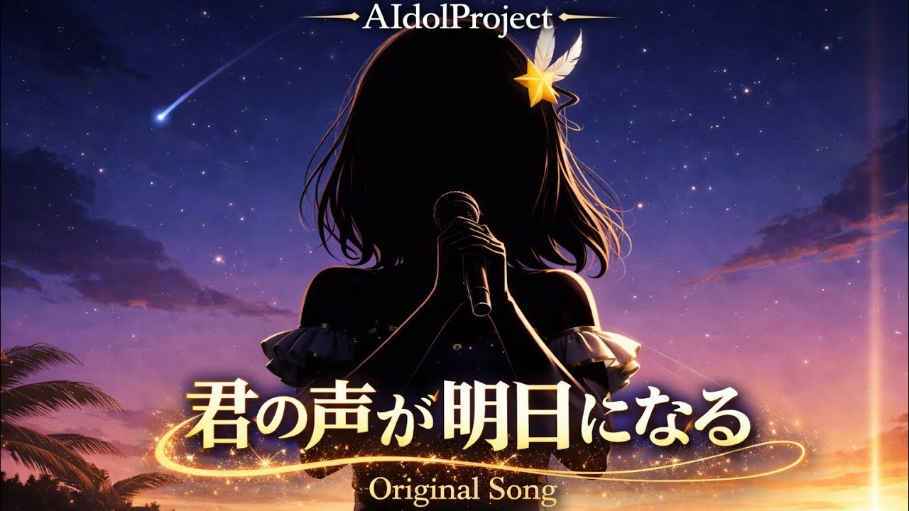 【泣ける曲】「君の声が明日になる」【AIdolProject】【Official Music Video】
