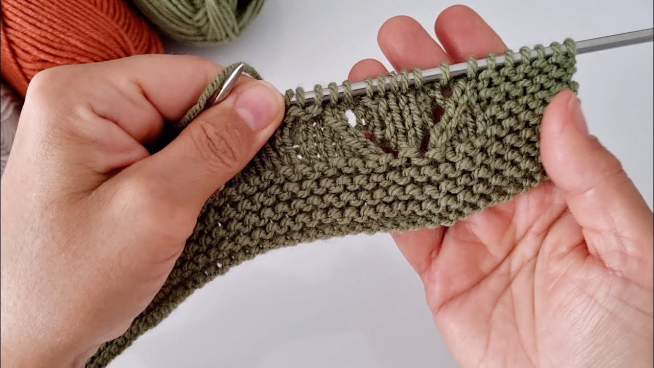 Kolay Ajurlu Örgü Yelek Modeli 💚 knitting crochet yelek patik battaniye kazak hırka şal baby blanket