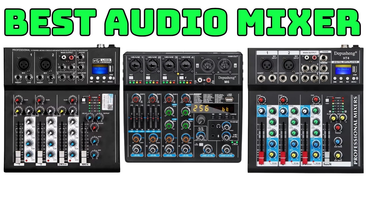 Top 5 Best Audio Mixer In 2026