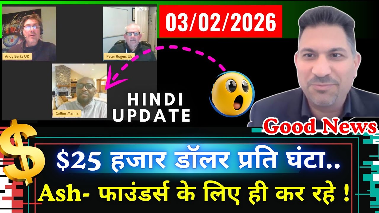 Mr. Ash Mufareh ONLY FOR FOUNDER'S..💥 LISTEN CAREFULLY💥 HINDI UPDATE 03/02/2026 BY-RED REDFERN & CEO