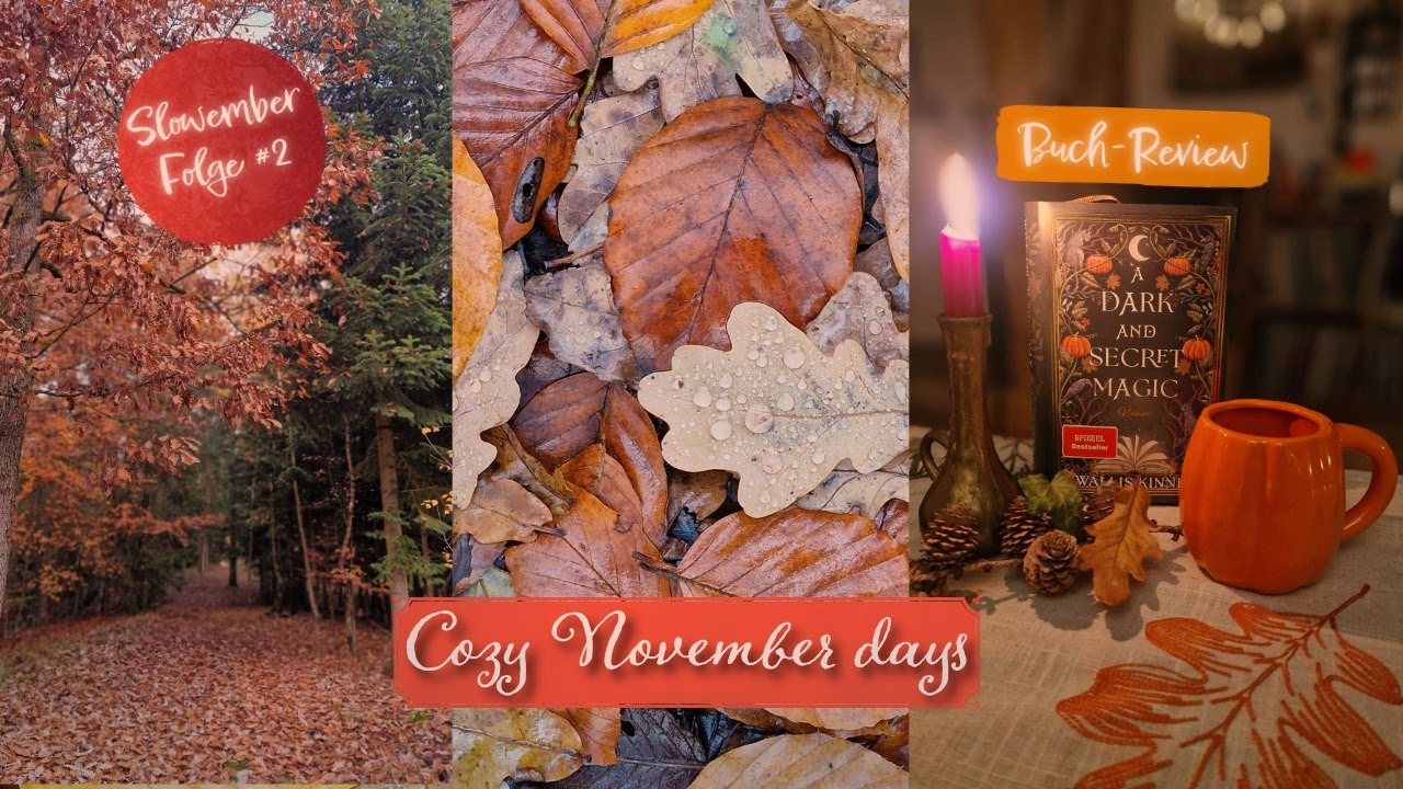 slowember Vlog #2: Farbenpracht im November🍂🍁  Buch-Review , slowliving vlog 