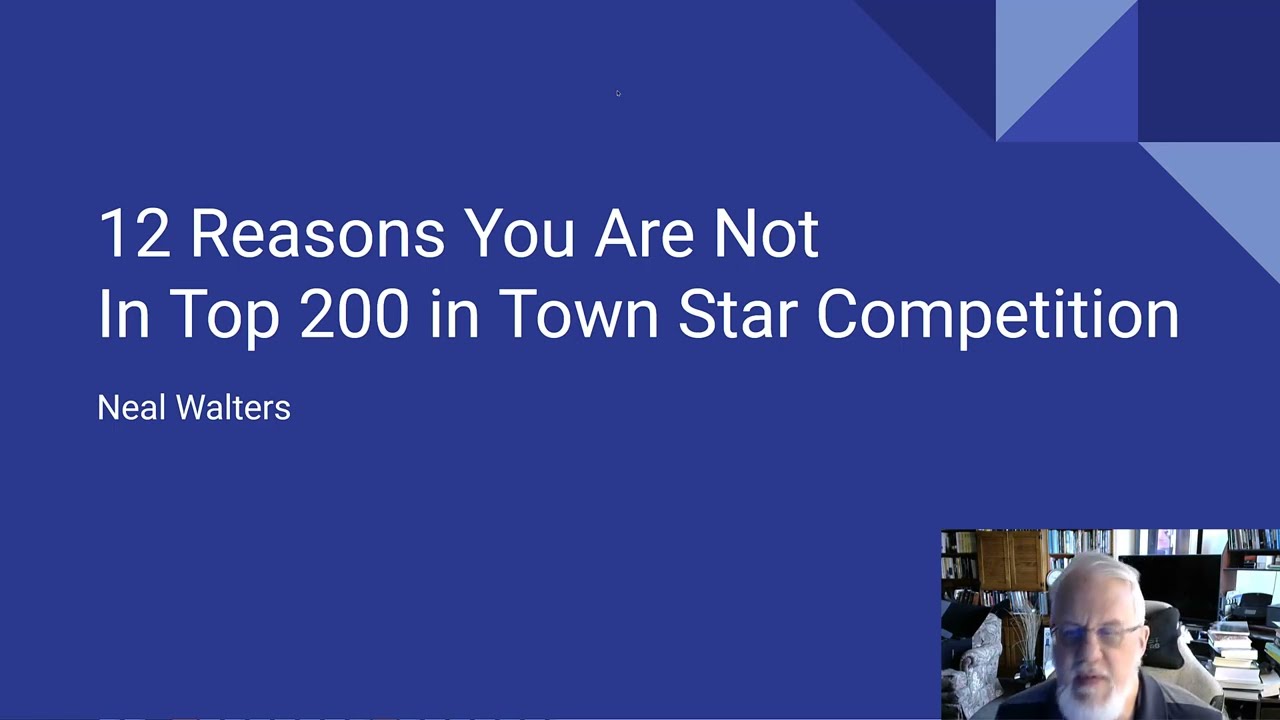 Town Star - 12 Reasons You Are Not In Top 200