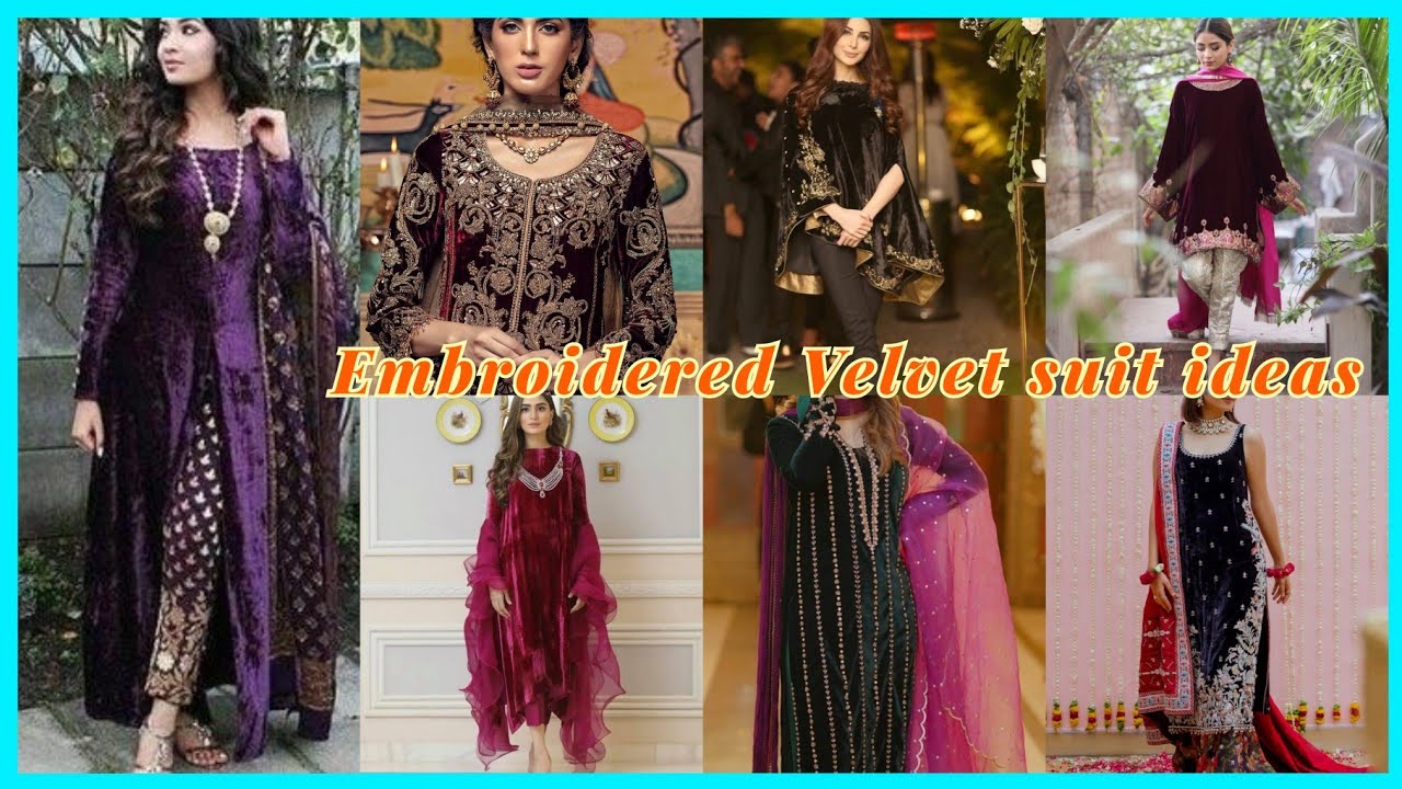 Embroidered velvet suit ideas for Wedding Events in 2021