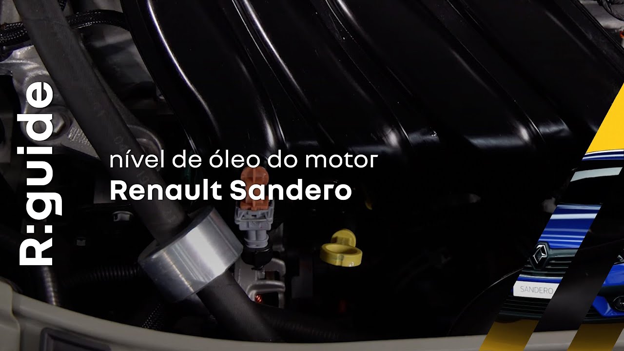 informações sobre o nível de óleo do motor | Renault Sandero