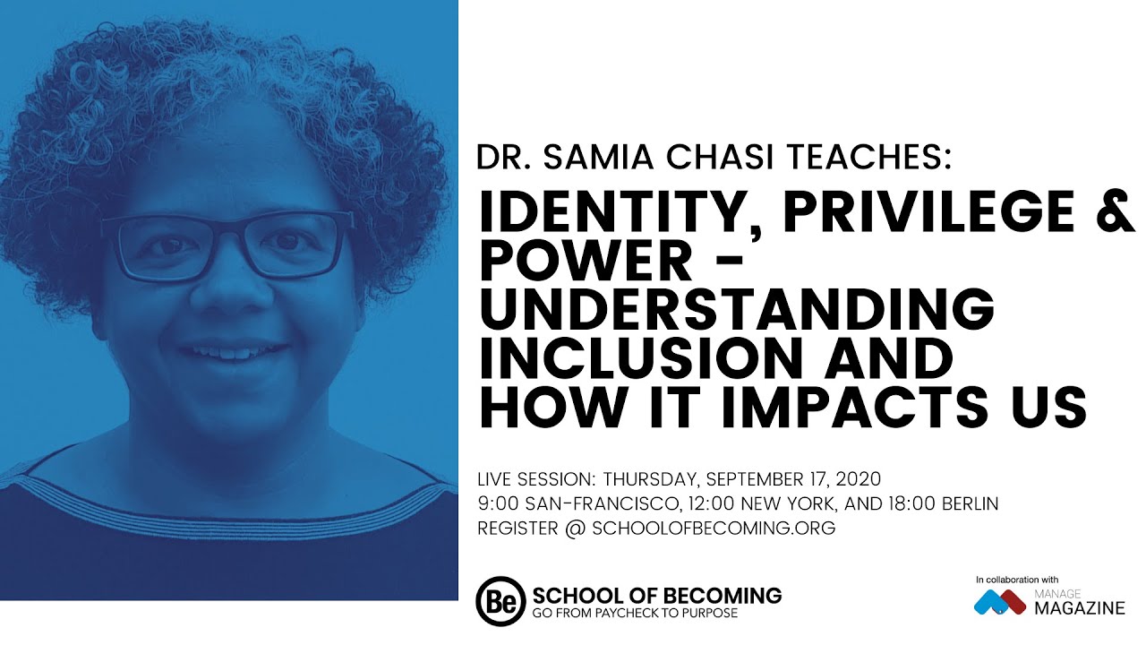 Identity, Privilege & Power - Understanding Inclusion and How It Impacts Us