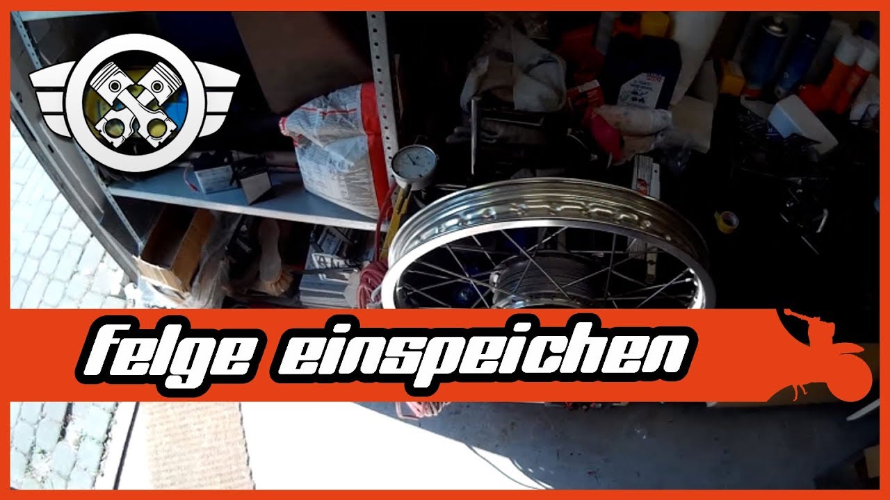 Simson Rad | Felge einspeichen und zentrieren | Ist gar nicht so schwer!
