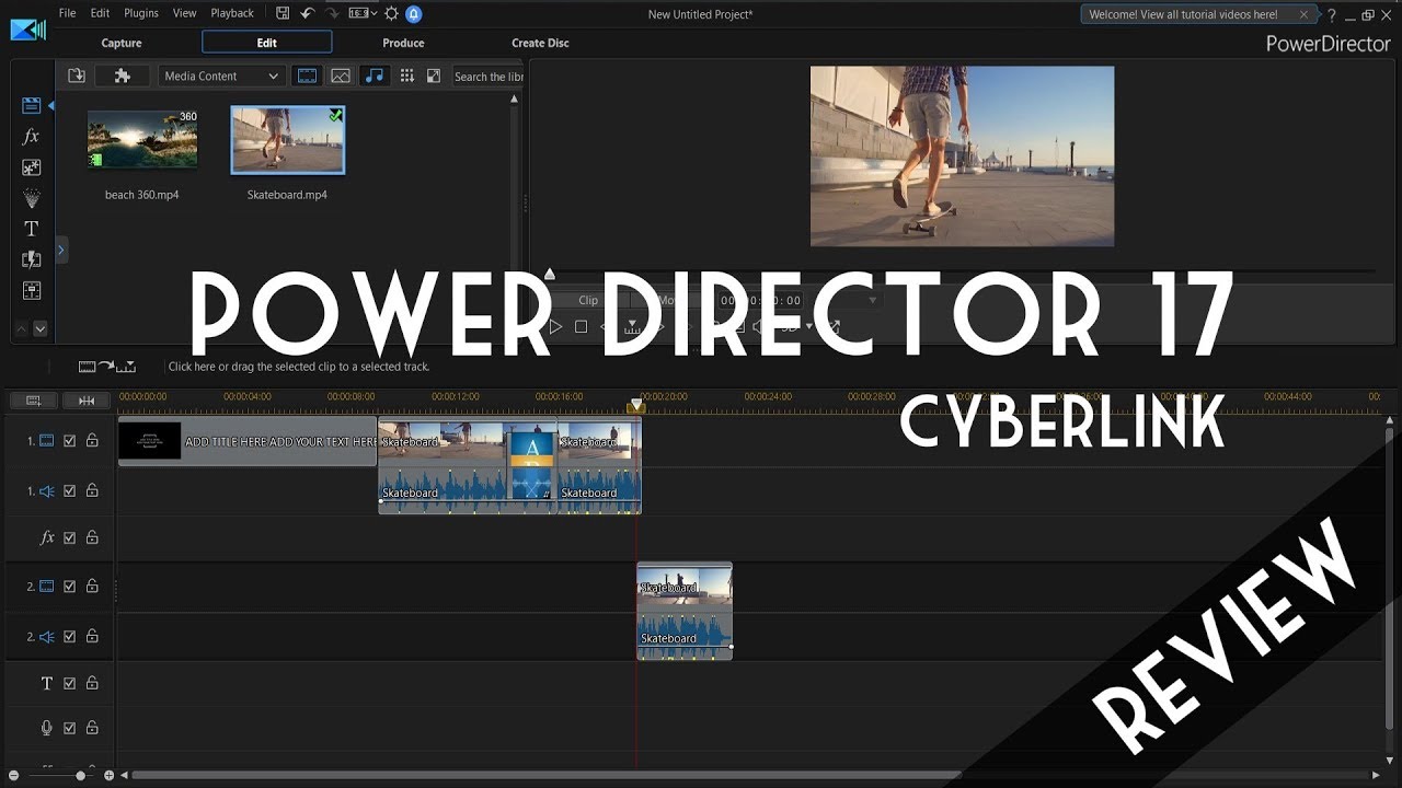 [Review] PowerDirector 17 - CyberLink