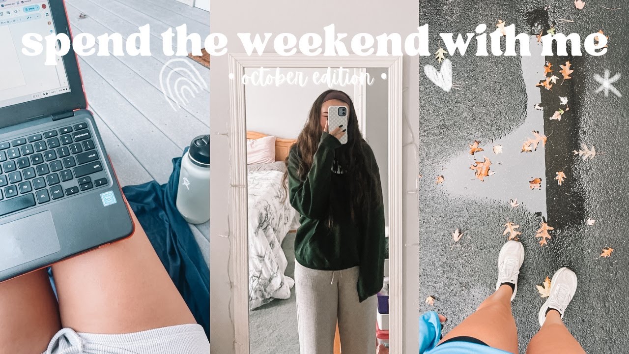 october weekends in my life [catch up chats, fall activities, college apps & more]