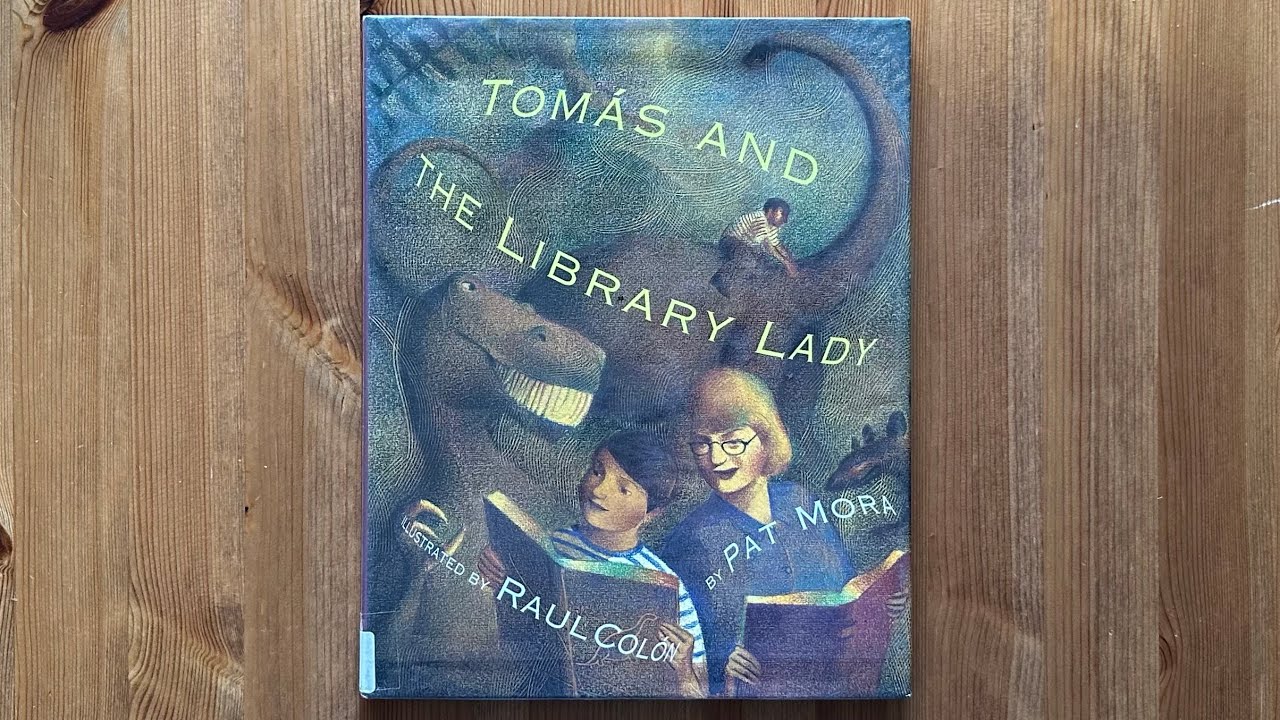 Ash reads Tomás and the Library Lady by Pat Mora illustrated by Raul Colón