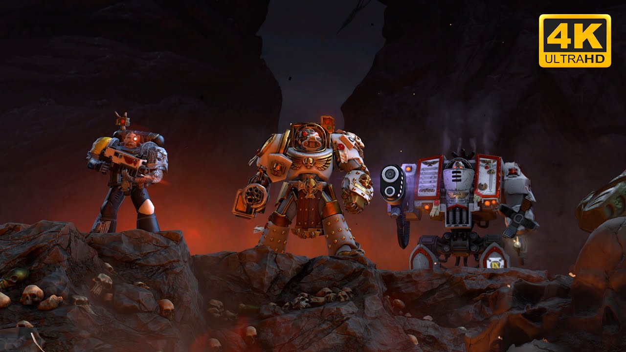 Space Marines vs Orks - No Limit Mod - Gameplay Video - 4K Quality - Warhammer 40K Dawn Of War 3