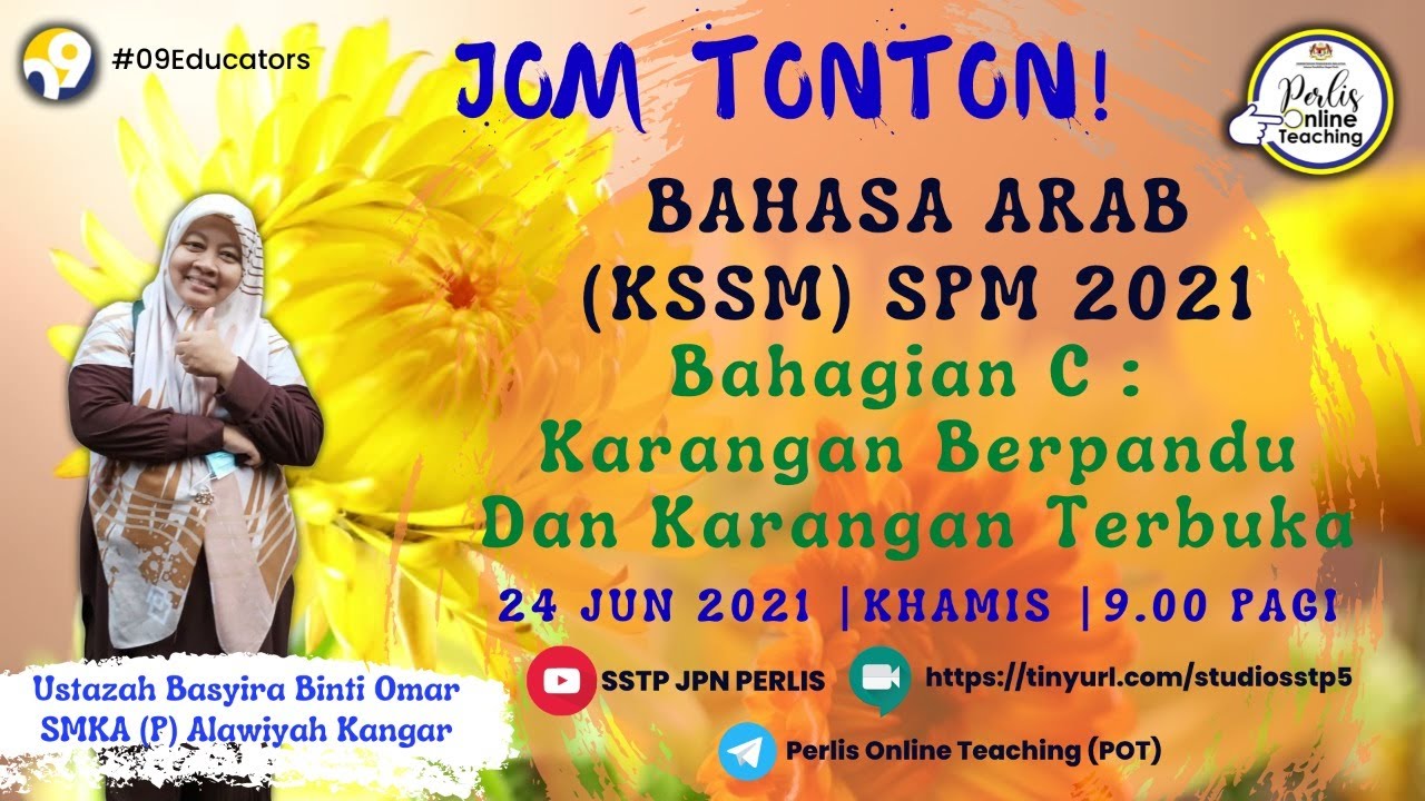 BAHASA ARAB (KSSM) SPM 2021 [PERLIS ONLINE TEACHING 2021]