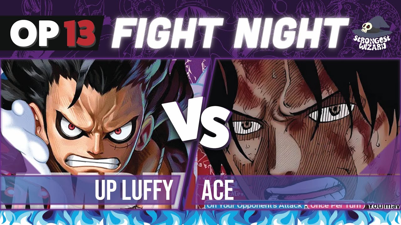 UP Luffy vs Ace: One Piece Card Game: матч OP13