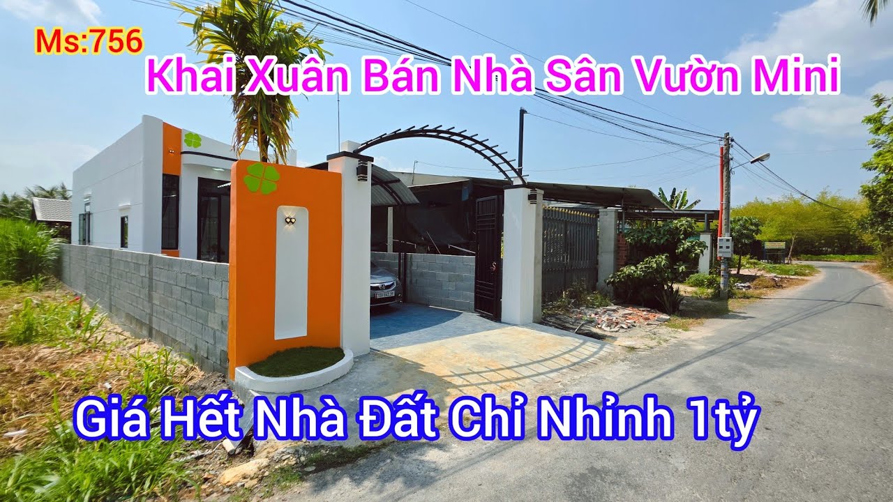 Khai Xuân Đầu Năm Bán Căn Nhà Sân Vườn Mini Giá Chỉ Nhỉnh 1ty| Nhà Đất Tây Ninh
