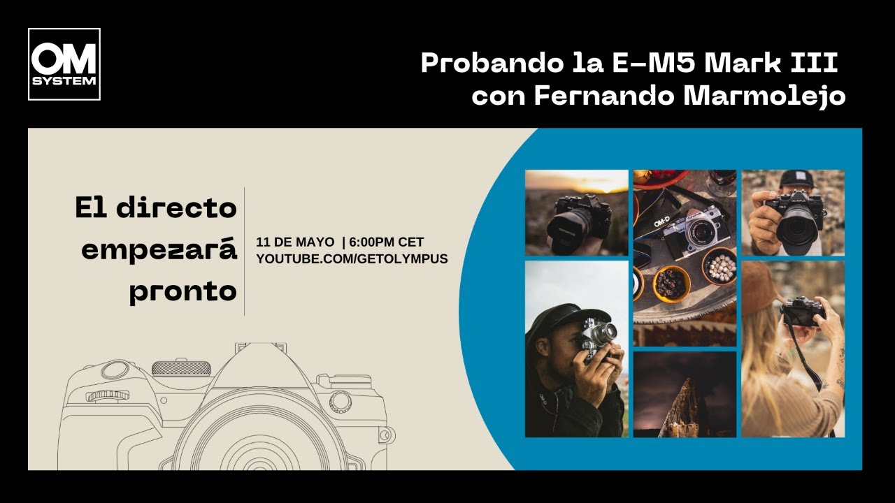 Probamos la E-M5 Mark III con Fernando Marmolejo