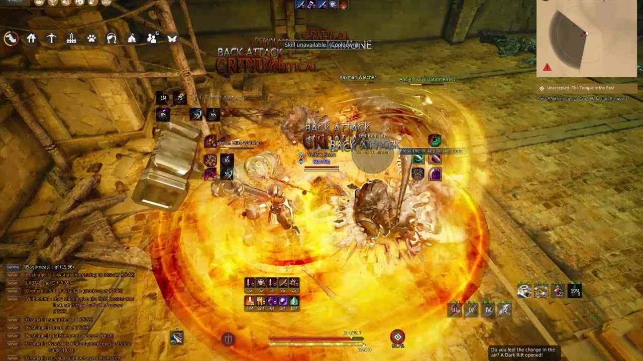 BLACK DESERT   Musa 269 nouver aakman red shard rotation