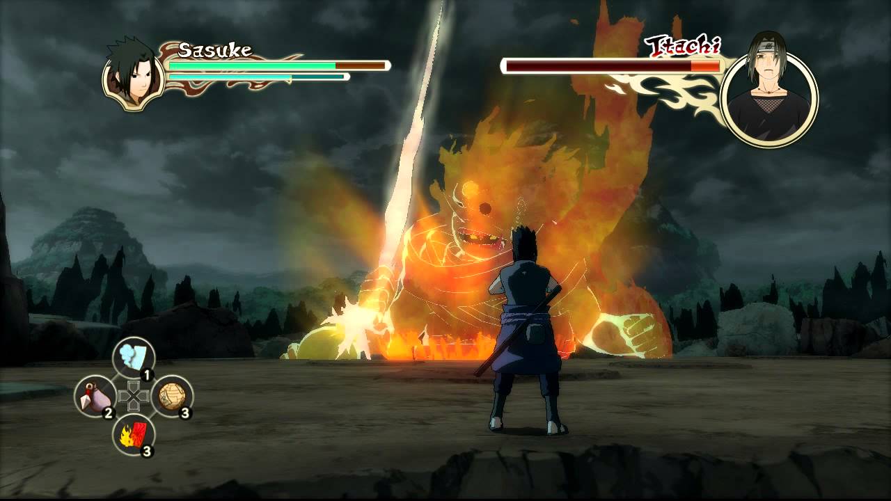 Naruto Shippuden: Ultimate Ninja Storm 2 - Sasuke vs Itachi Boss Battle [PS3]