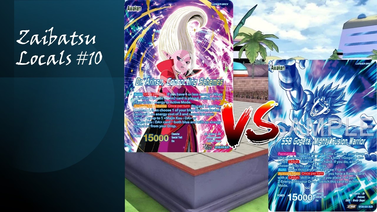 SSB Gogeta VS Arinsu! - DBS Card Game Masters - Zaibatsu Locals #10