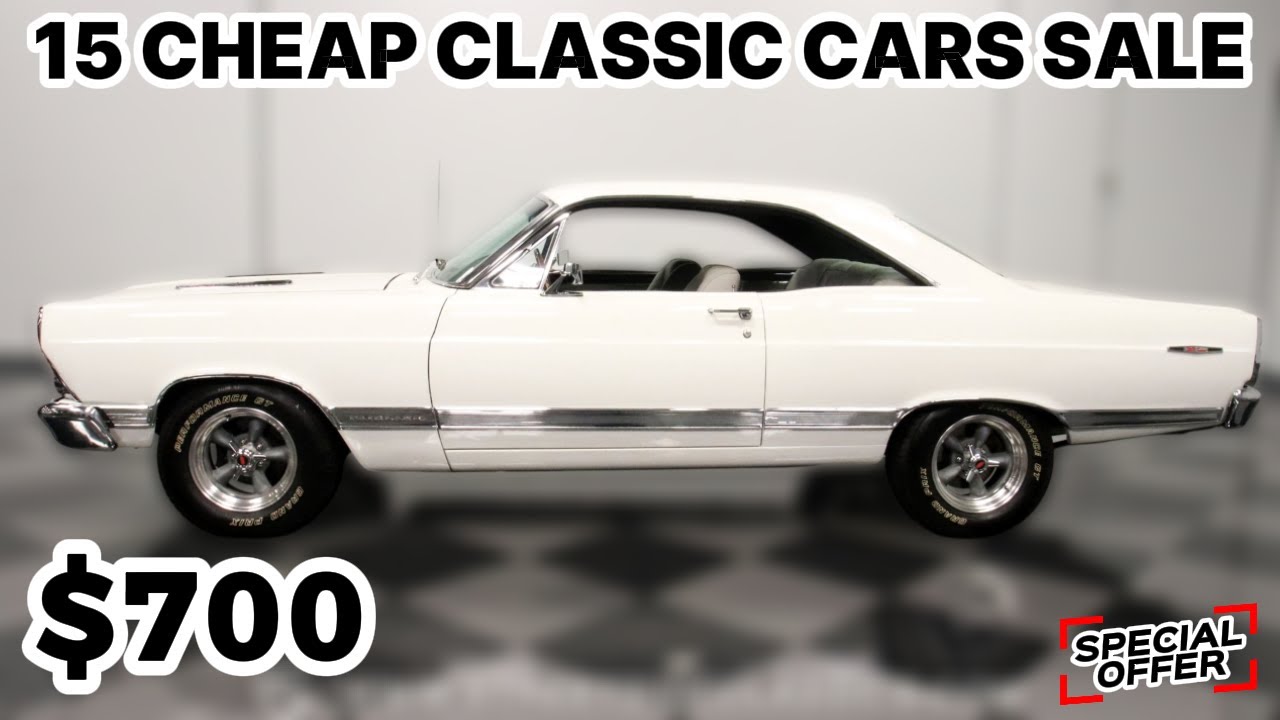 15 Old Cars for Sale Cheaply by Owners