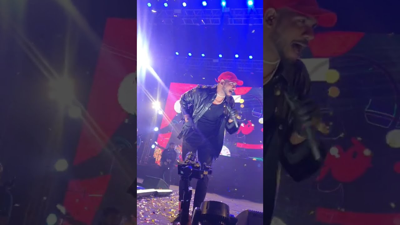 KING- 'Baazi' Full song live | India tour Delhi Live