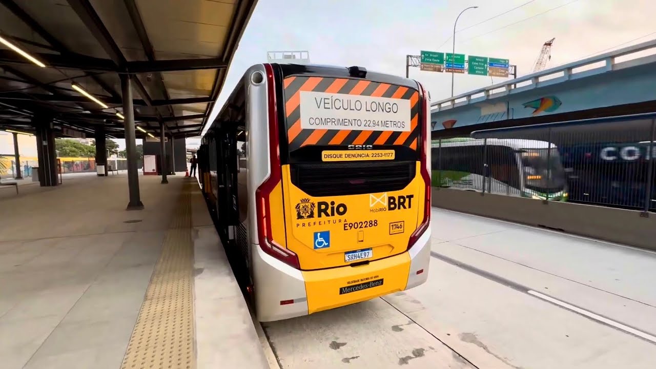 BRT Mobi-RIO Linha 61 | No Millenium BRT do Terminal Gentileza ao Terminal Deodoro