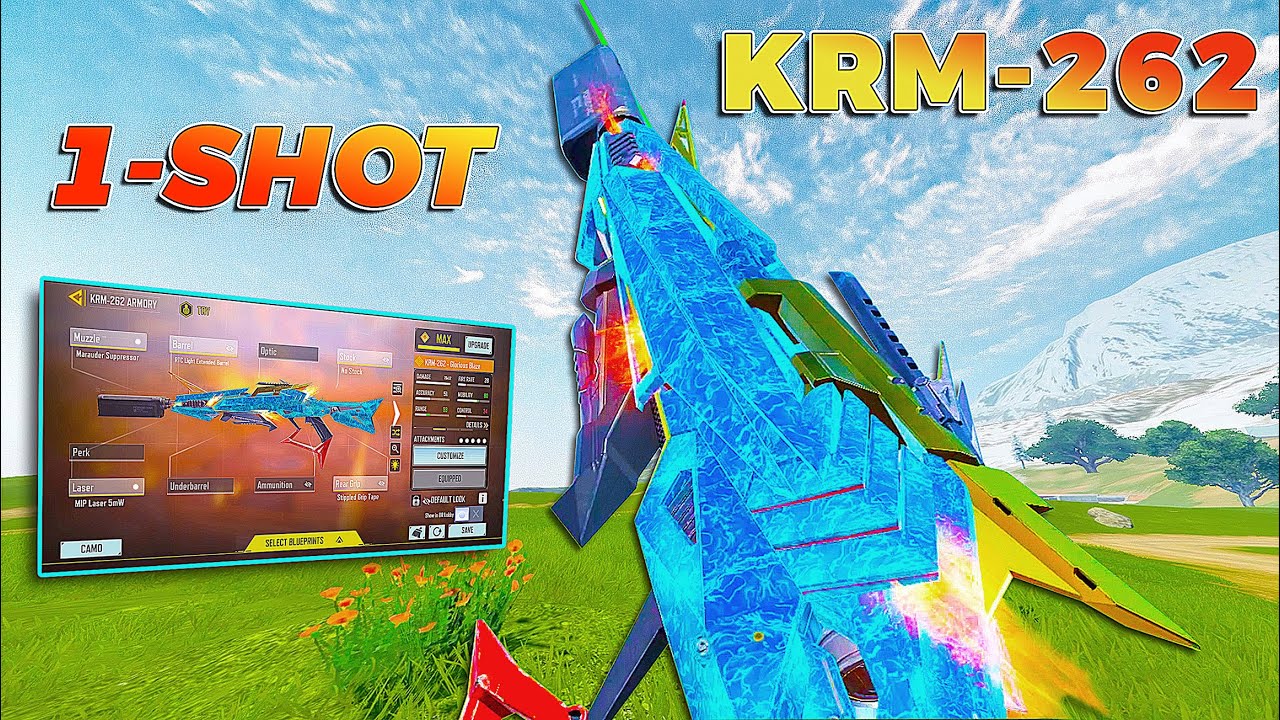 30 KILLS USING THE BEST KRM-262 ONE SHOT GUNSMITH #krm262gunsmith #codmobile