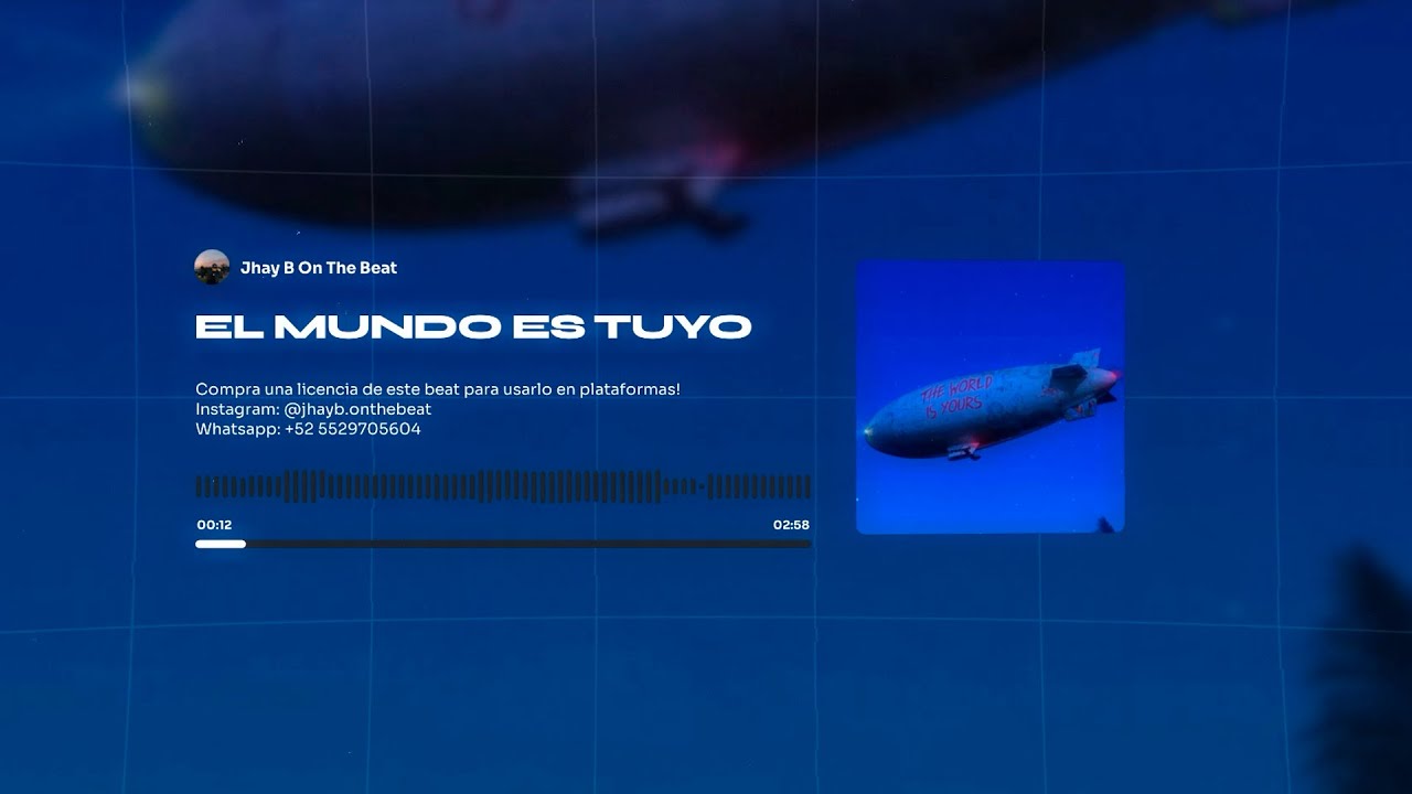 "EL MUNDO ES TUYO" Corrido Tumbado Type Beat | Instrumental Corrido Tumbado 2025