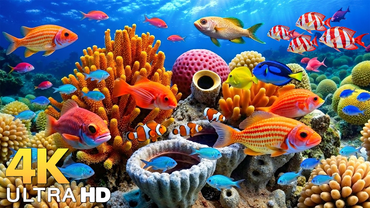 Underwater Wonders 4K | Marvel at Sea Animal in The Best 4K Aquarium 🐳 Dream Life #6