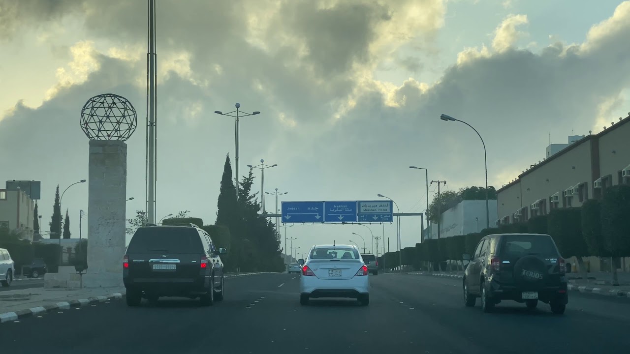 طريق الهدا النازل بين الطائف ومكة 4K Taif and Makkah Road, passing through Al-Hada