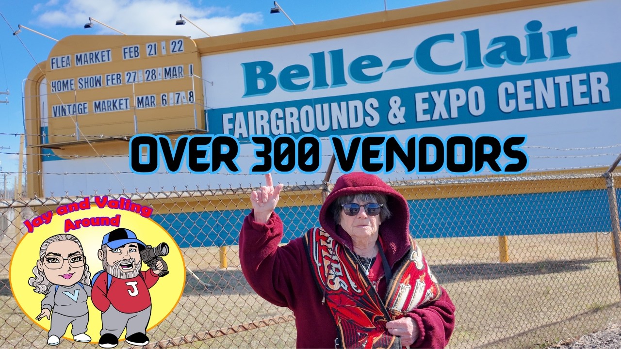 DID MOM FIND ANYTHING AT BELLE - CLAIR FAIRGROUNDS?