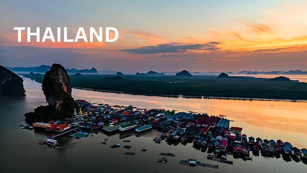 Thailand's Most Breathtaking Landscapes: From Misty Mountains to Turquoise Beaches | 4K Cinematic