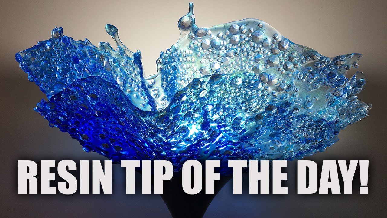 Resin Tip of the Day - Manipulating Resin into Shape