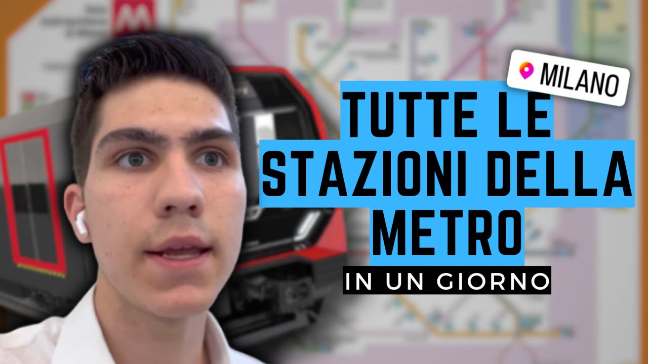 TUTTE LE STAZIONI DELLA METRO DI MILANO (Con le nuove fermate della M4)