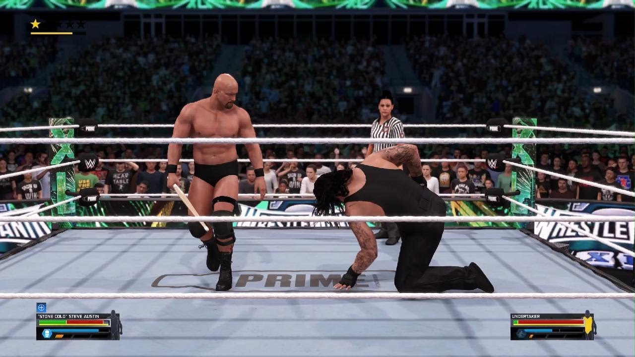 WWE 2K25 - Stone Cold Steve Austin vs Undertaker | Extreme Rules | PlayStation 5