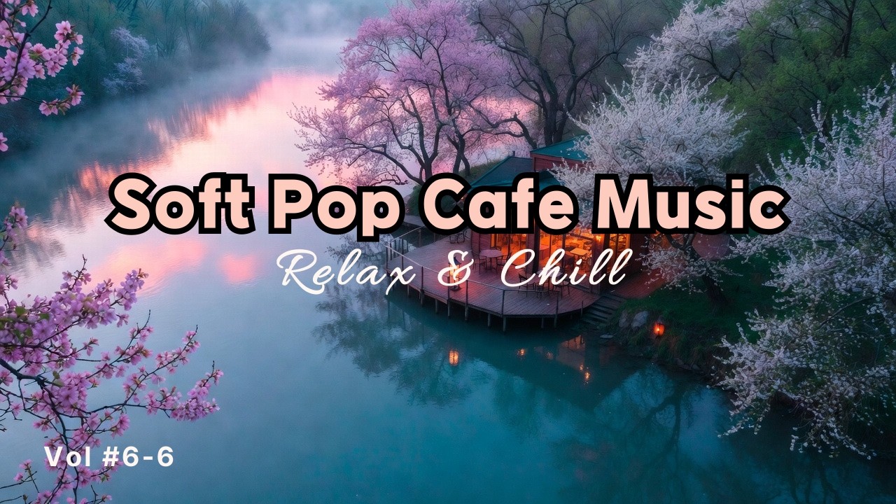 [Playlist]🌸봄이 머무는 호수공원 카페창가에서 | 잔잔한 감성팝 카페음악 #6-6 |🎶Soft pop cafemusic for spring | 일할때 공부할때 듣는음악