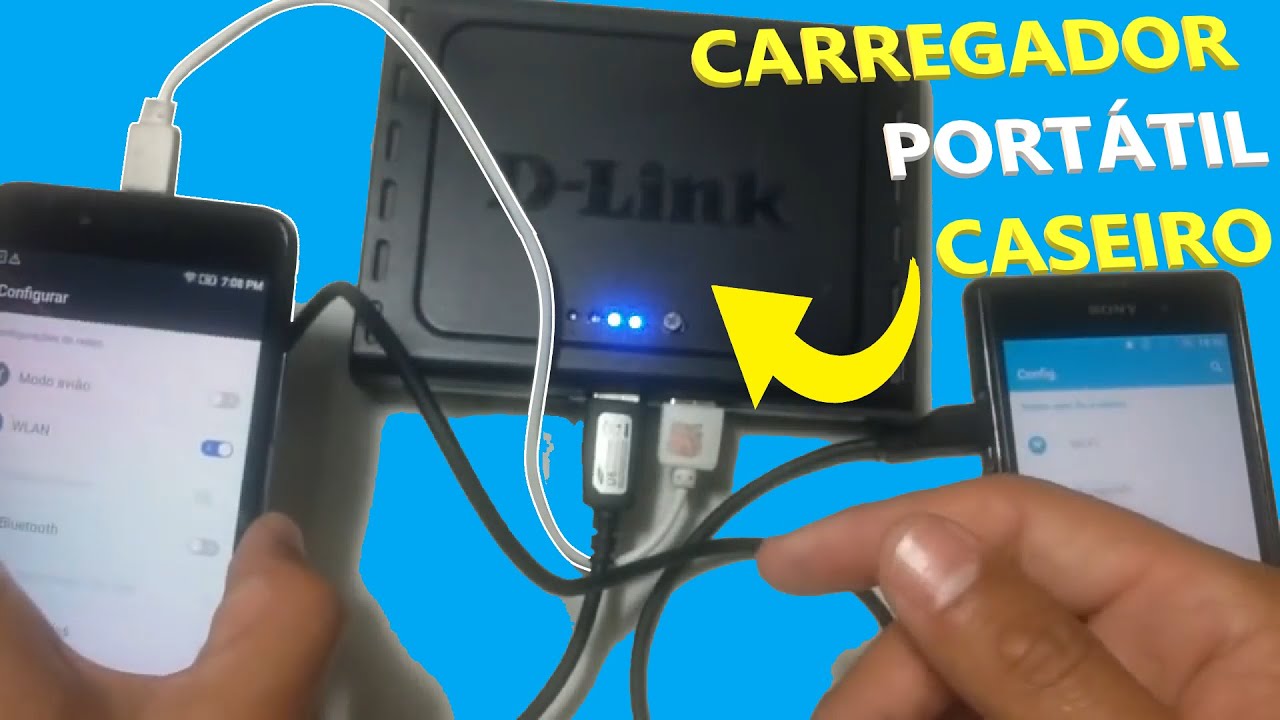 Como fazer Carregador portátil  na carcaça do modem com mais  células de bateria de notebook