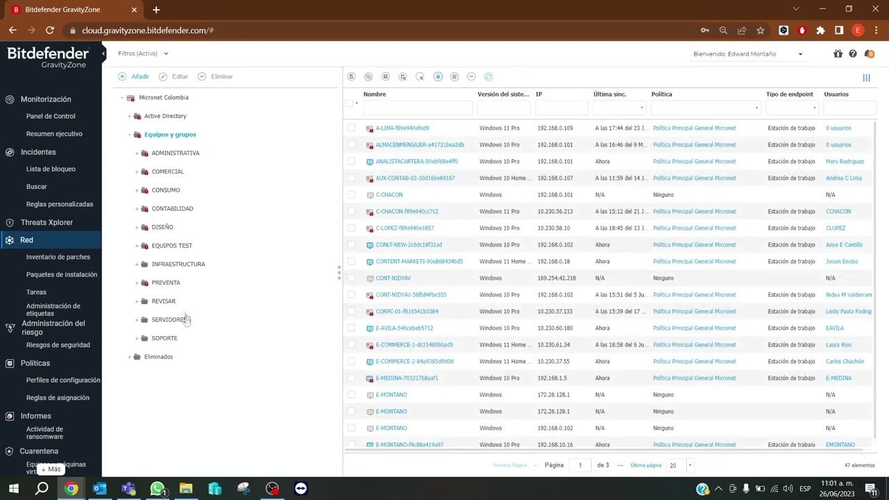 Explicación Consola Cloud Bitdefender GravityZone Bitdender 2023