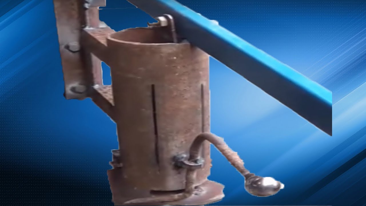 пресс для топливных брикетов Homemade briquette press
