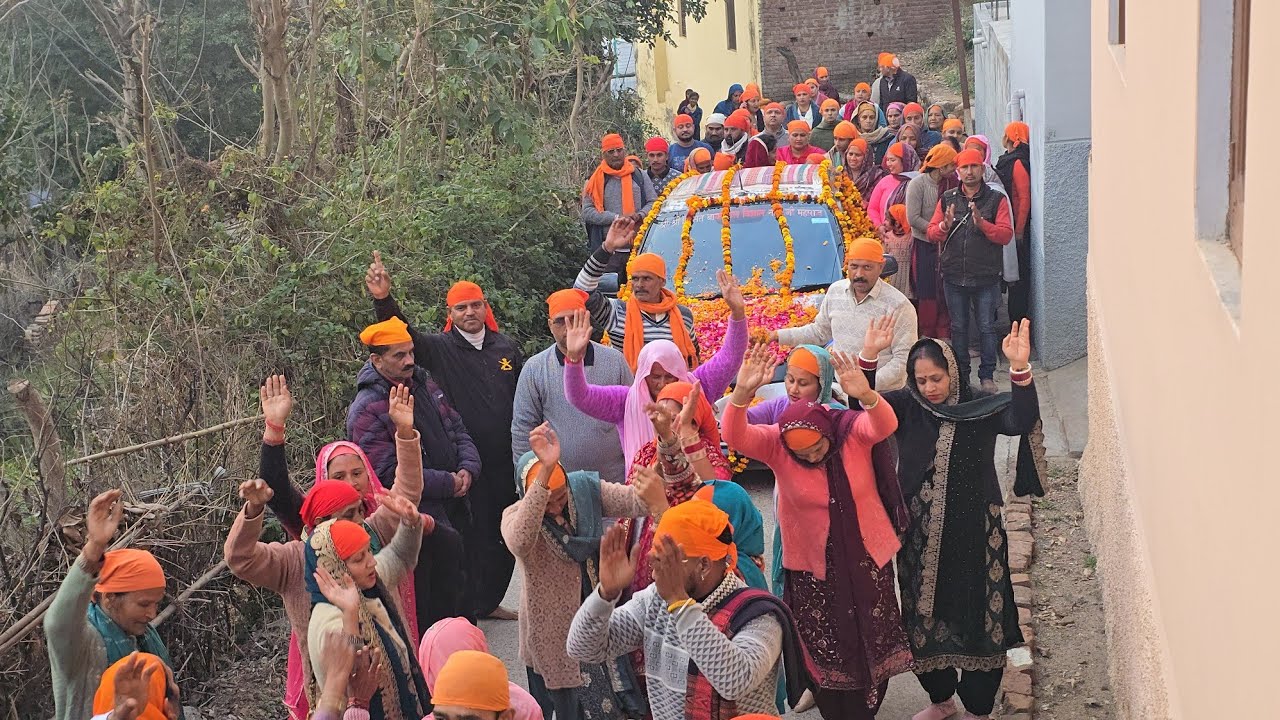 BDAY CELEBRATION हीरवें तलवाड़ा में श्री गुरू महाराज जी का हुआ भव्य स्वागत और बहुत सुदंर सत्संग 🙏🦚♥️