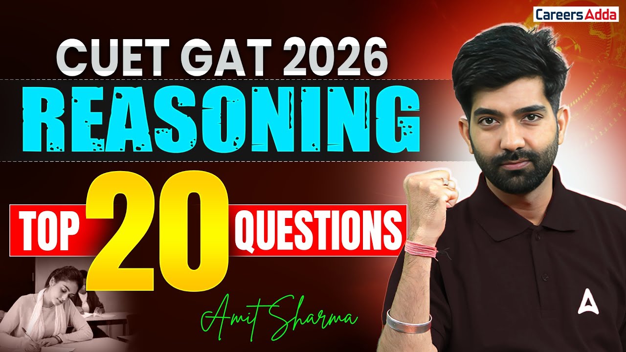 CUET GAT 2026 | Reasoning Top 20 Most Expected Questions | CUET 2026 Preparation