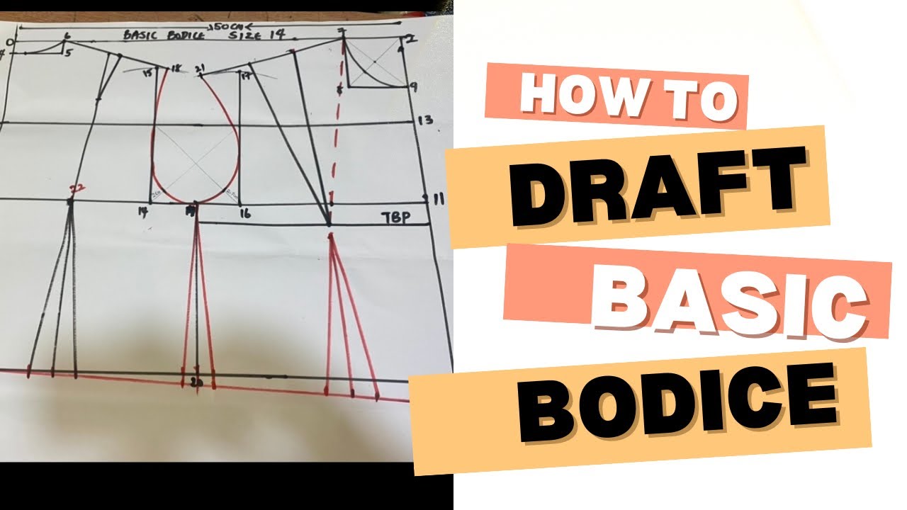 Basic Bodice Size 14 (Full Scale)